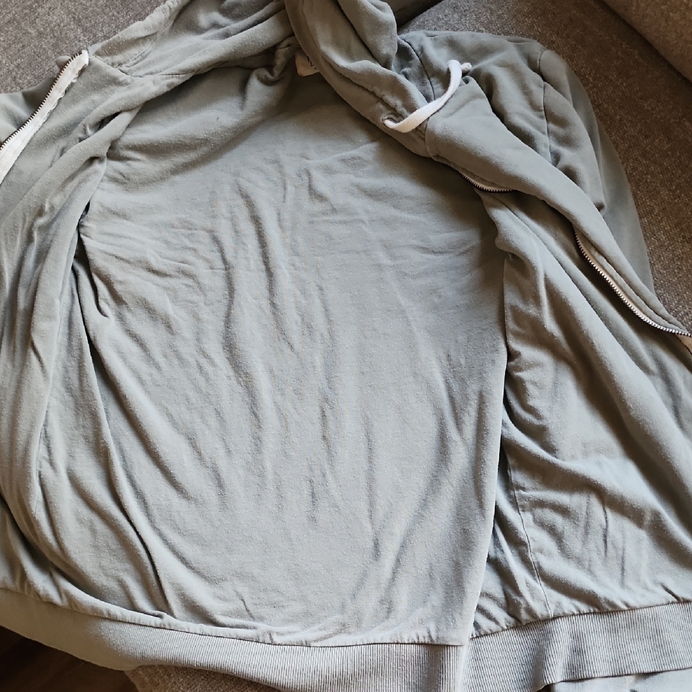 Marine Layer Women’s Sage Green Full Zip Hoodie Sweatshirt | Medium - Picture 11 of 12